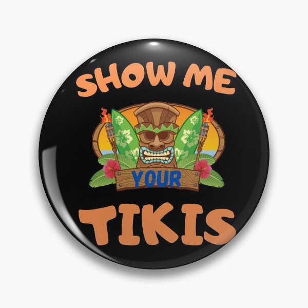 Item preview, Show Me Your Tikis Funny Angry Tiki Hawaiian T-Shirt designed and sold by Unique styl  DeSigNe.