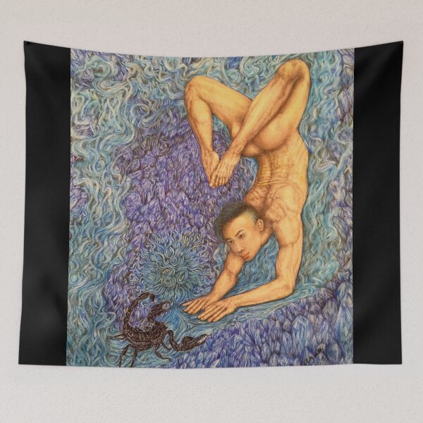 Item preview, Astrology Zodiac Signs Scorpio Drawing designed and sold by KentChua.