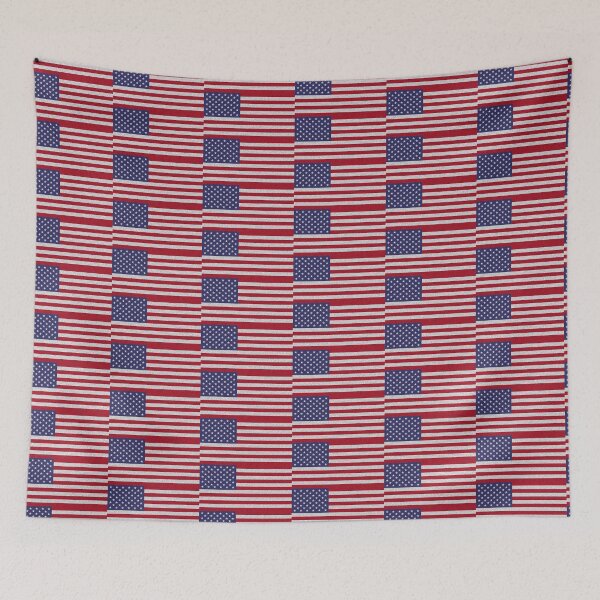 Item preview, Distressed Whirls Effect Stylised Art USA Flag Stars and Stripes Pattern designed and sold by Worldesigns by Artsiren.