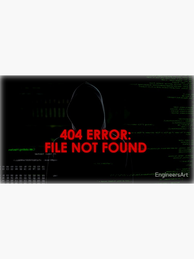 Error 404 page not found, coding and cyber | Sticker