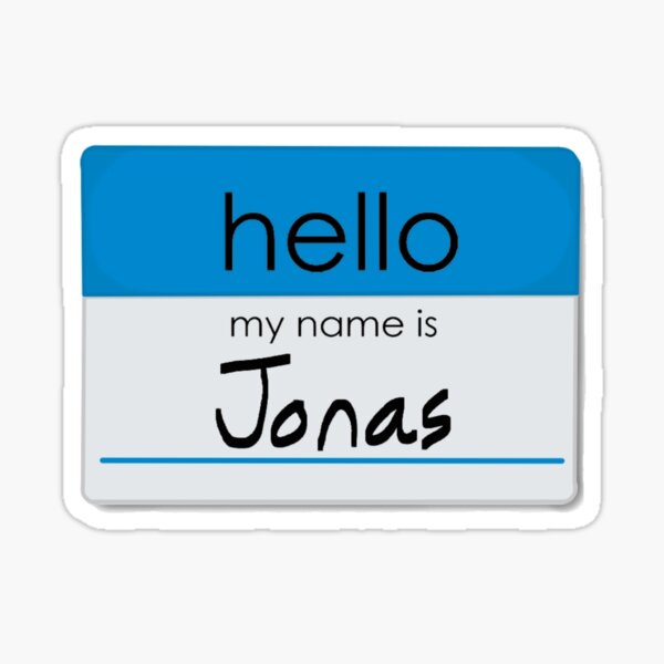  weezer my name is Jonas Sticker
