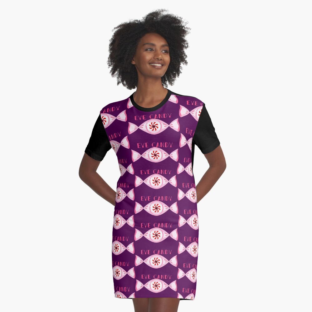 Item preview, Graphic T-Shirt Dress designed and sold by indiVisibl.