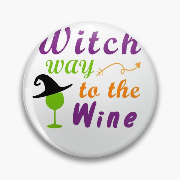 Item preview, Witch Way To The Wine  For Halloween Party, Halloween Gift For Friend, Funny designed and sold by Simoel12.
