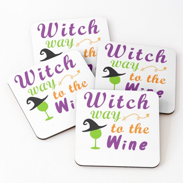 Item preview, Witch Way To The Wine  For Halloween Party, Halloween Gift For Friend, Funny designed and sold by Simoel12.