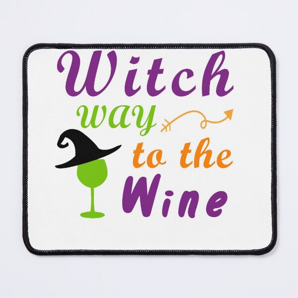 Item preview, Witch Way To The Wine For Halloween Party, Halloween Gift For Friend, Funny designed and sold by Simoel12.