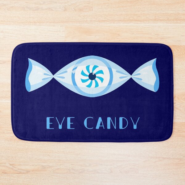 Item preview, eye candy blue pun wordplay designed and sold by indiVisibl.