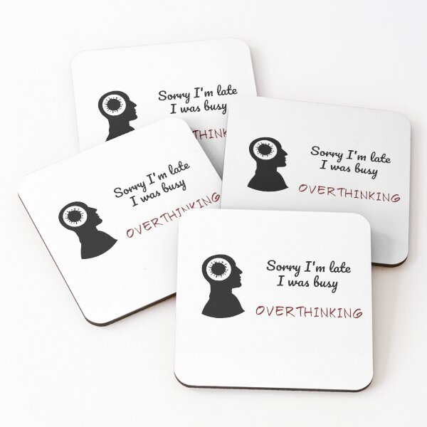 Item preview, Sorry I'm late I was busy overthinking designed and sold by Meryharts.