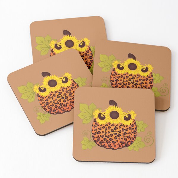 Item preview, Sunflower Pumpkin Leopard designed and sold by CreativeMill.
