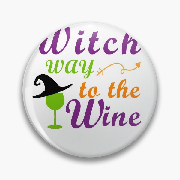 Item preview, Witch Way To The Wine  For Halloween Party, Halloween Gift For Friend, Funny designed and sold by Simoel12.