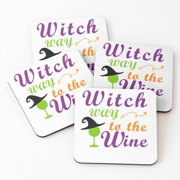 Item preview, Witch Way To The Wine  For Halloween Party, Halloween Gift For Friend, Funny designed and sold by Simoel12.