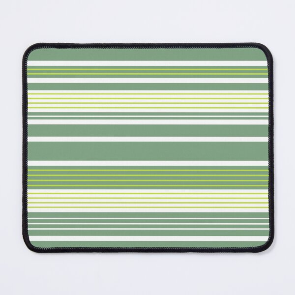 Item preview, Sage Green Yellow White Horizontal Stripes (Stripes1_c1) designed and sold by Mimi Huang.