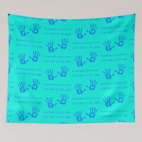 Item preview, Handprints - Blue designed and sold by Spoonspirations.