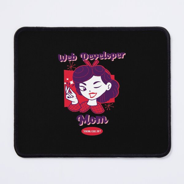 Item preview, Web Developer Mom. Strong Code 24/7 - Web Development Female Coder designed and sold by Shirtlify.