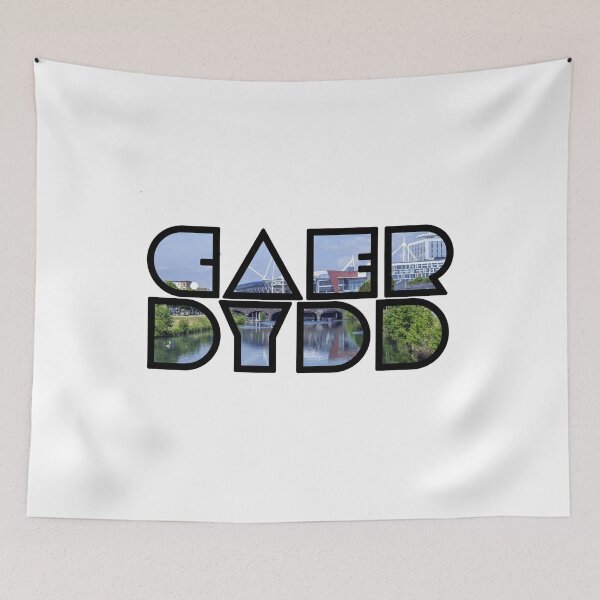 Item preview, Caerdydd (Cardiff) city view designed and sold by WelshStuff.