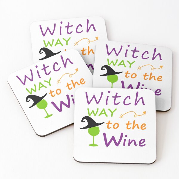Item preview, Witch Way To The Wine  For Halloween Party, Halloween Gift For Friend, Funny designed and sold by Simoel12.
