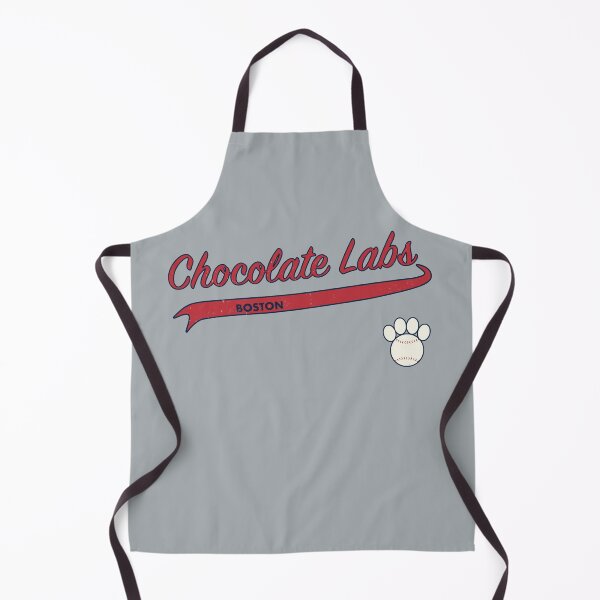 Item preview, Chocolate Lab BOSTON Baseball Script designed and sold by 8PawsStudio.