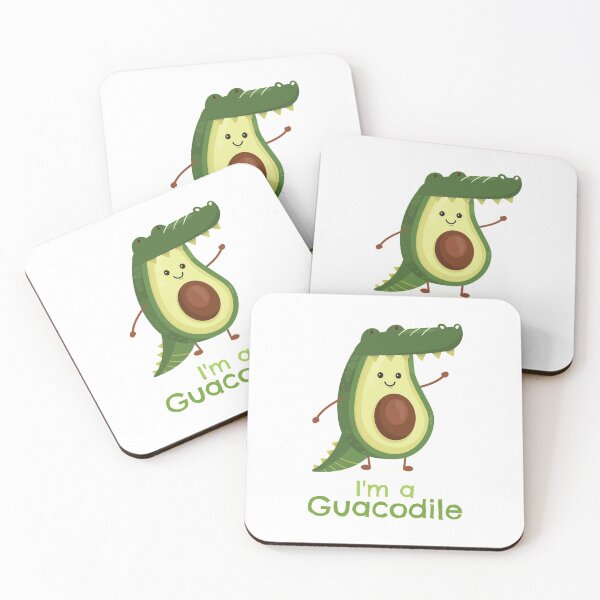 Item preview, Cute Avocado Guacamole Crocodile Guacodile designed and sold by Maria Garcia.