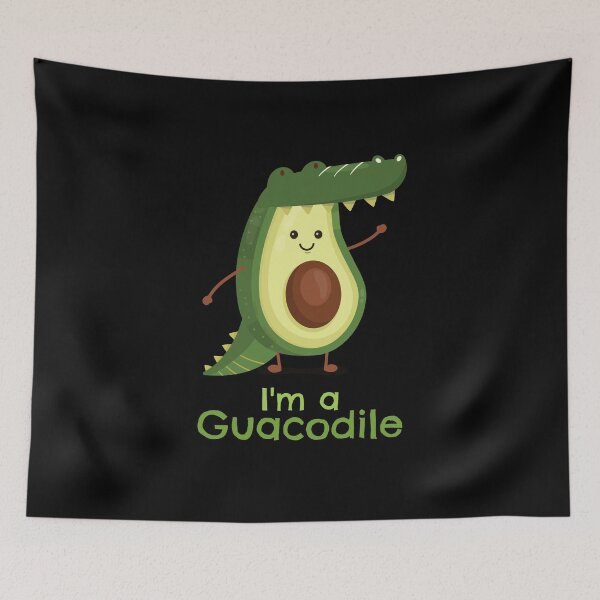 Item preview, Cute Avocado Guacamole Crocodile Guacodile designed and sold by Maria Garcia.