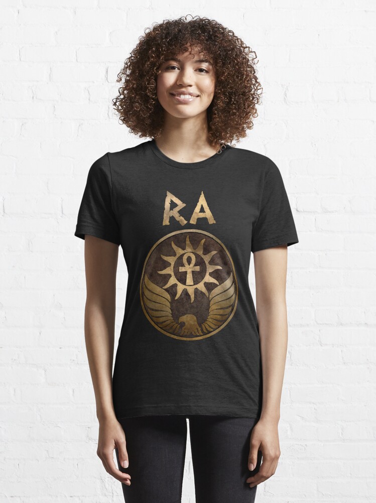 Men Staff Of Ra Tshirt Luxury Ancient Egypt Symbol T Shirt Short