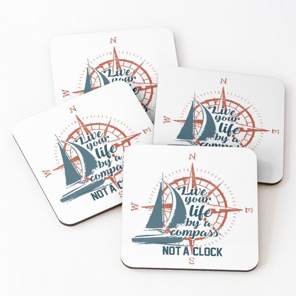 Item preview, Sailboat and compass designed and sold by JIGGO.
