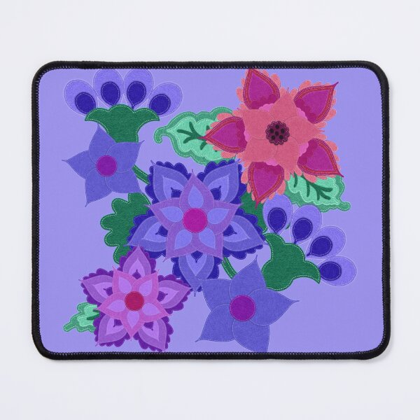 Item preview, Floral Applique Felt Motif designed and sold by CheriesArt.