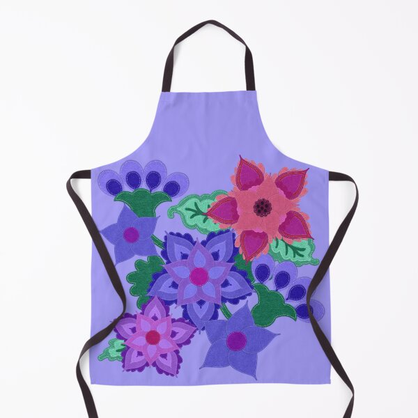Item preview, Floral Applique Felt Motif designed and sold by CheriesArt.