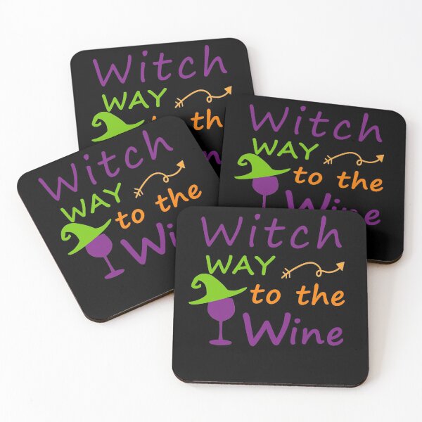 Item preview, Witch Way To The Wine  For Halloween Party, Halloween Gift For Friend, Funny designed and sold by Simoel12.