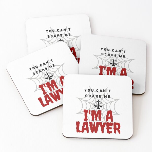 Item preview, YOU CAN'T SCARE ME I'M A LAWYER designed and sold by theshowstore.