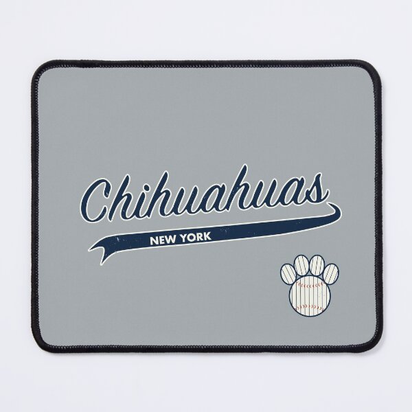Item preview, Chihuahua NEW YORK Baseball Script designed and sold by 8PawsStudio.