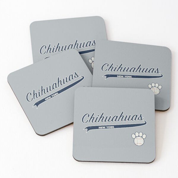 Item preview, Chihuahua NEW YORK Baseball Script designed and sold by 8PawsStudio.