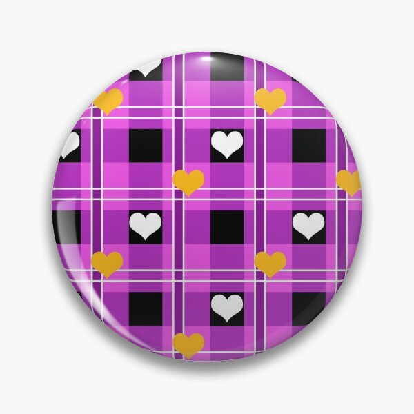 Item preview, Hearts on Purple Plaid designed and sold by Sharon Schwalbe.
