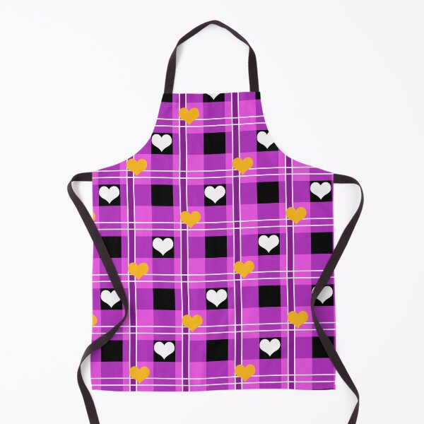 Item preview, Hearts on Purple Plaid designed and sold by Sharon Schwalbe.