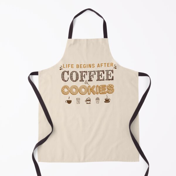 Item preview, Life begins after coffee - life begins after coffee and cookies - Gifts for coffee lovers - Funny coffee quotes designed and sold by Alice-Elgawi.