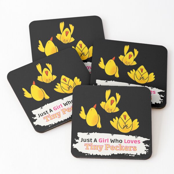 Item preview, Just A Girl Who Loves Tiny Peckers designed and sold by TrazosdeLala.