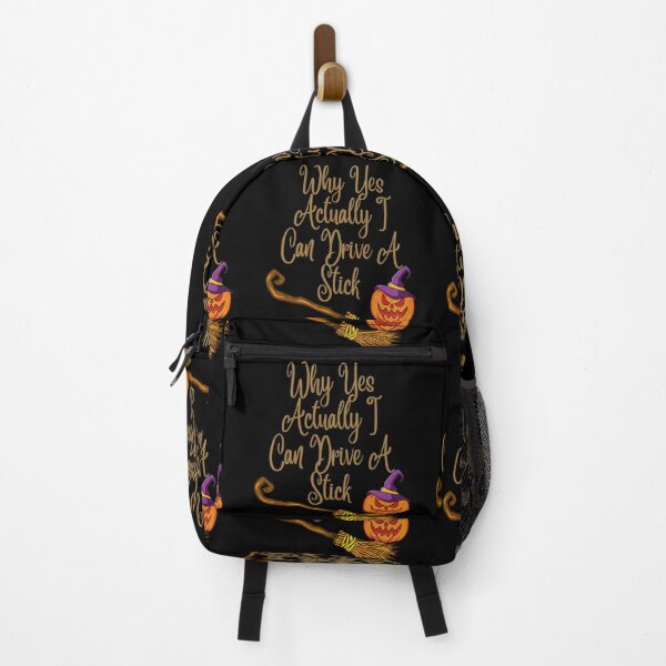 Item preview, Why Yes Actually I Can Drive A Stick Halloween design designed and sold by Simi2020.