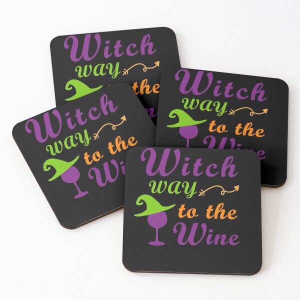 Item preview, Witch Way To The Wine  For Halloween Party, Halloween Gift For Friend, Funny designed and sold by Simoel12.