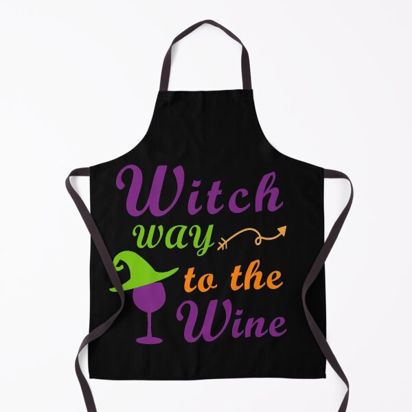 Item preview, Witch Way To The Wine For Halloween Party, Halloween Gift For Friend, Funny designed and sold by Simoel12.