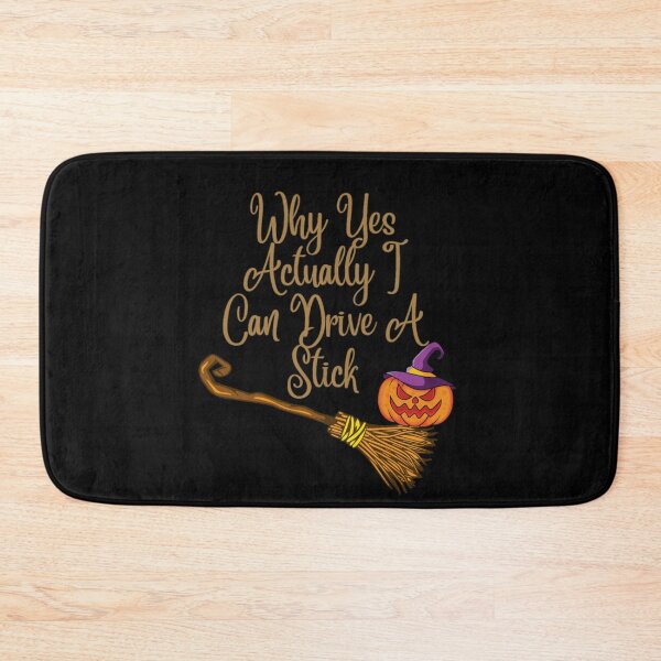 Item preview, Why Yes Actually I Can Drive A Stick Halloween design designed and sold by Simi2020.