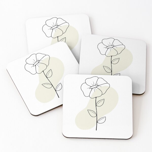 Item preview, Minimalist flower design designed and sold by JuhKaori.