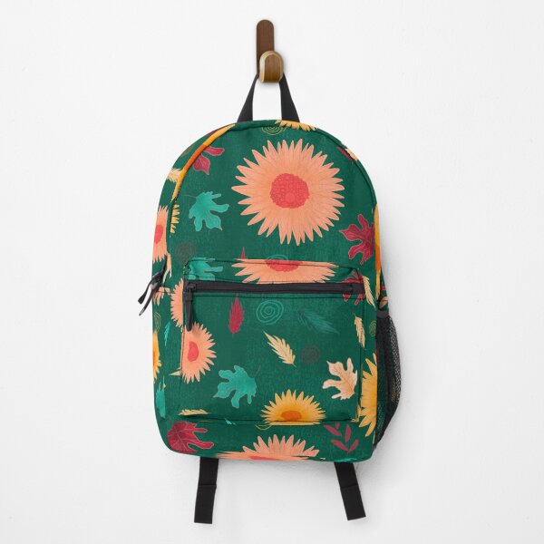 Item preview, Fall Yellow & Pink Sunflowers - Green designed and sold by Duniatozy.