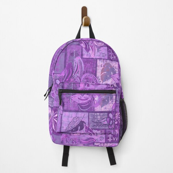 Item preview, Vintage Violet Jungle Samoan Patchwork Tapa Artboard designed and sold by sunnthreads.