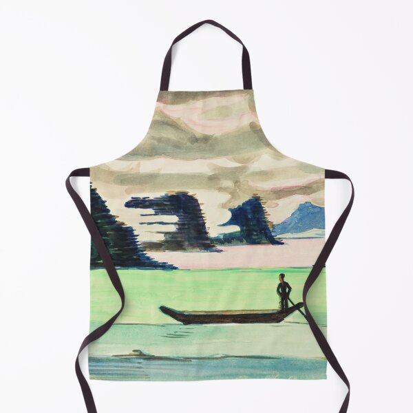 Item preview, Expressionism Painting Mountain Lake (ca.1930) by Ernst Ludwig Kirchner designed and sold by Designedbysm.