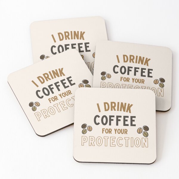 Artikelvorschau, Ich trinke Kaffee zu deinem Schutz - Kaffeeliebhaber entworfen und verkauft von arndesign.
