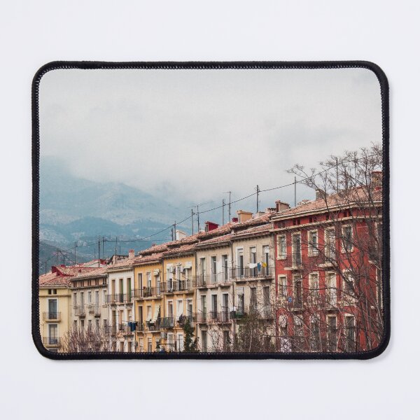 Item preview, View Houses Mountains Foggy Alcoy Spain designed and sold by TamDigitalPrint.