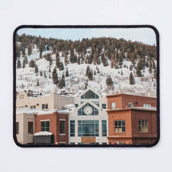 Item preview, Park City Utah Old Town Winter Mountains designed and sold by TamDigitalPrint.