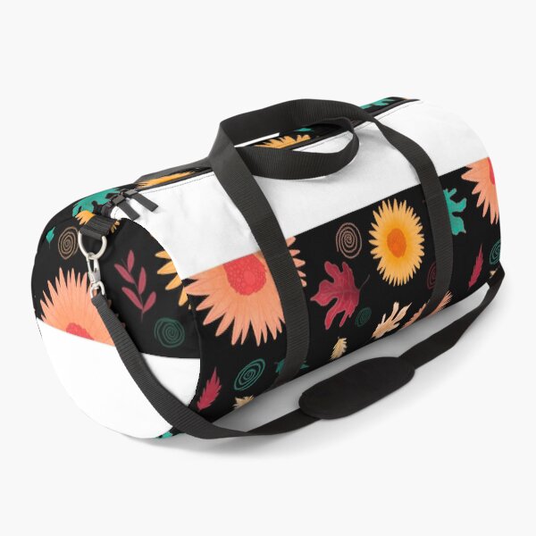 Item preview, Fall Yellow & Pink Sunflowers - Black designed and sold by Duniatozy.