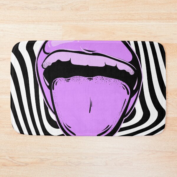 Item preview, Hypnotic mouth Aphex twin trippy pattern crystal castles designed and sold by Harshler-Art.