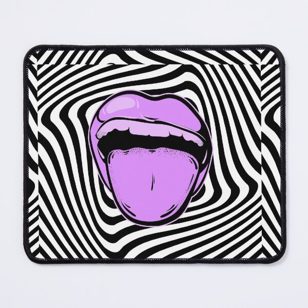Item preview, Hypnotic mouth Aphex twin trippy pattern crystal castles designed and sold by Harshler-Art.