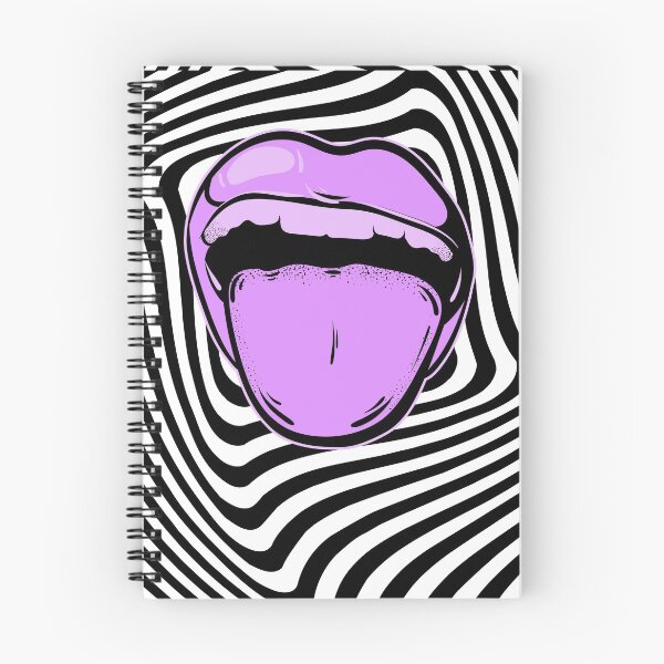 Item preview, Hypnotic mouth Aphex twin trippy pattern crystal castles designed and sold by Harshler-Art.