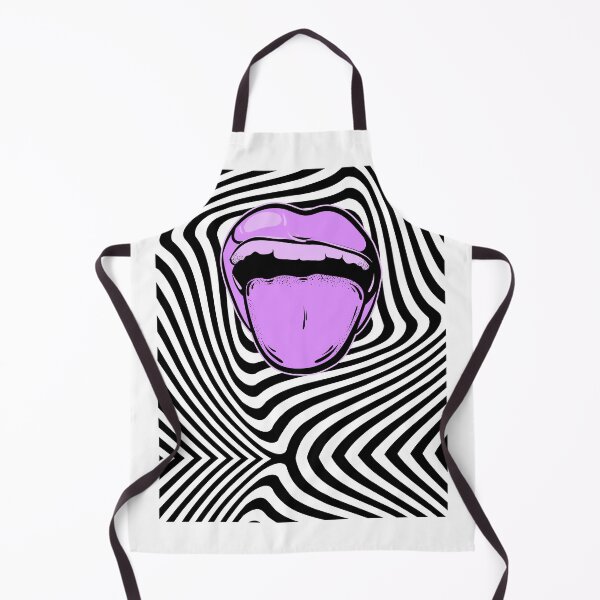 Item preview, Hypnotic mouth Aphex twin trippy pattern crystal castles designed and sold by Harshler-Art.
